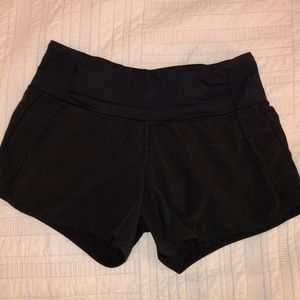 Lululemon black size 2 shorts